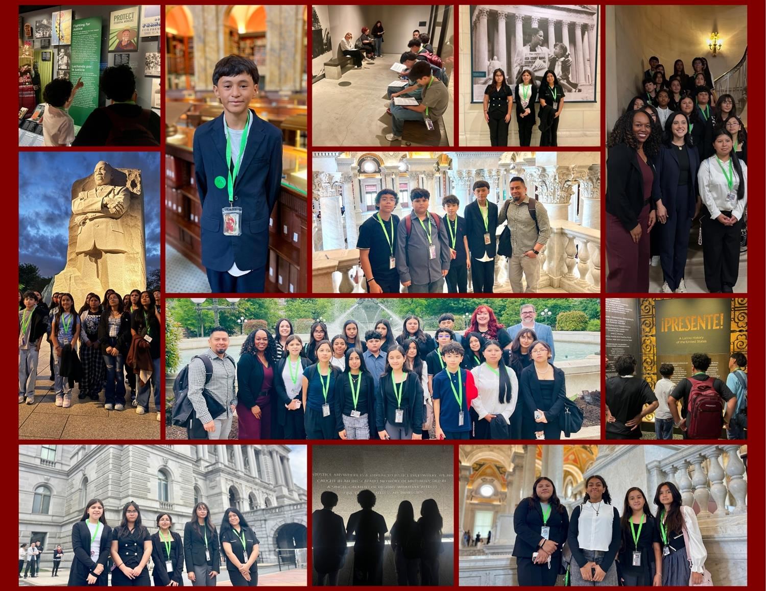  Glenn L. Downs Social Sciences Academy Students Explore the Nation’s Capital on Enriching Education